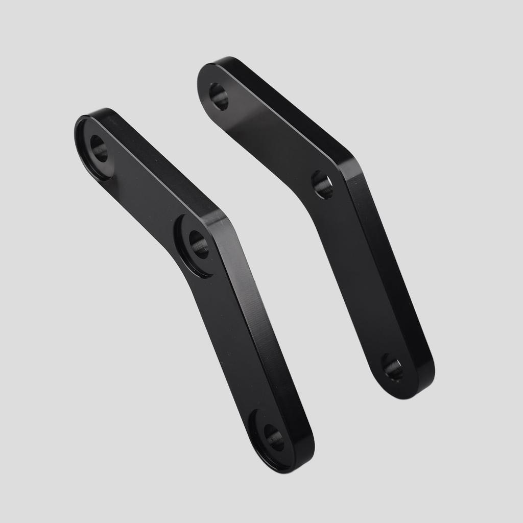 Motorcycle Low Down Kit & Rear Low Down Link Rods for Kawasaki Vulcan S 650 (2016-2025) Improved Footing (Black)