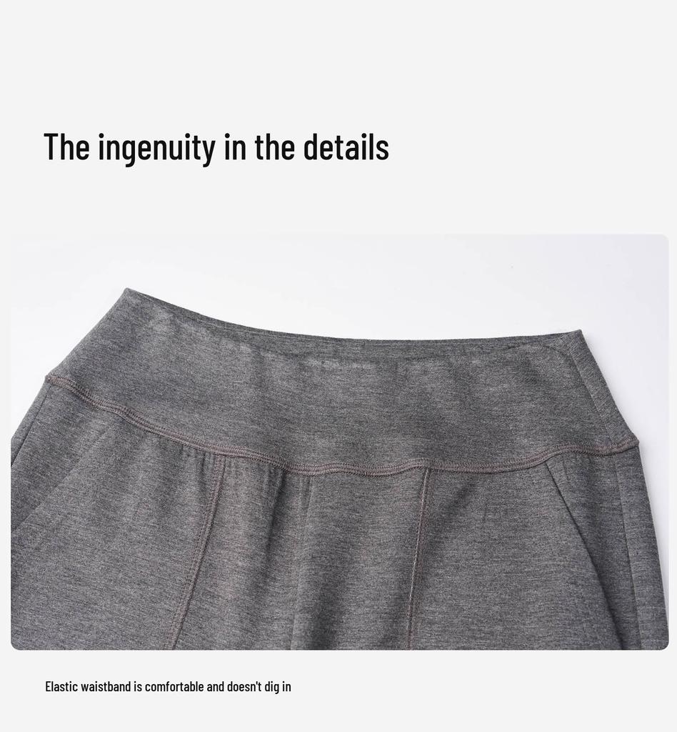 Petite Black Wide-Leg Maternity Pants - Non-Constricting for Spring & Autumn 2025