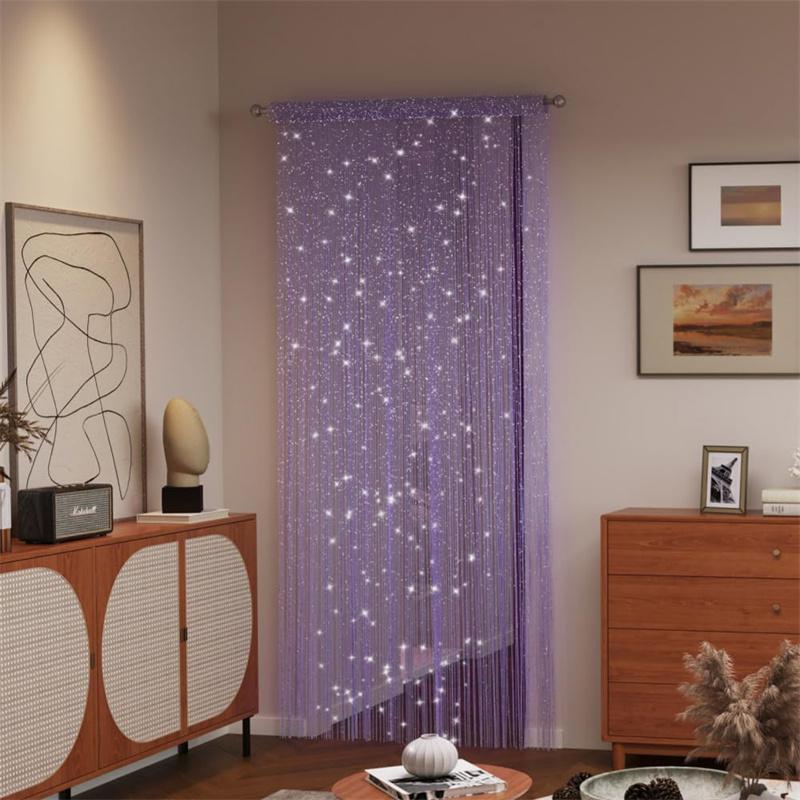 2026 Perdea Nouă cu Franjuri pentru Ușă, Ciucuri Strălucitori, Linie Sclipitoare, Perdea Decorativă Tip Valanță, Separator pentru Petrecere, Dormitor, Nuntă