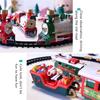 Christmas Train Set Railway Tracks Toys Creative Decor Christmas Tree Train Gift Toy For Kids Birthday Party Gift Xmas Decor
