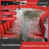 50-Inch Red Movable Garage Flood Barrier with Joint for Municipal Flood Control