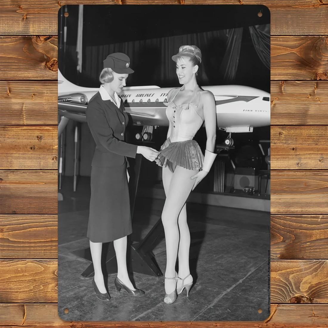 

Vintage Airline Poster Metal Sign 8x12 Inch Retro Wall Art Home Decor Gift 20x30cm