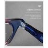 Korean Fashion Photochromic Reading Glasses Women Trends Anti Blue Light Color Changing Presbyopia Glasses TR90 Oversize Frame