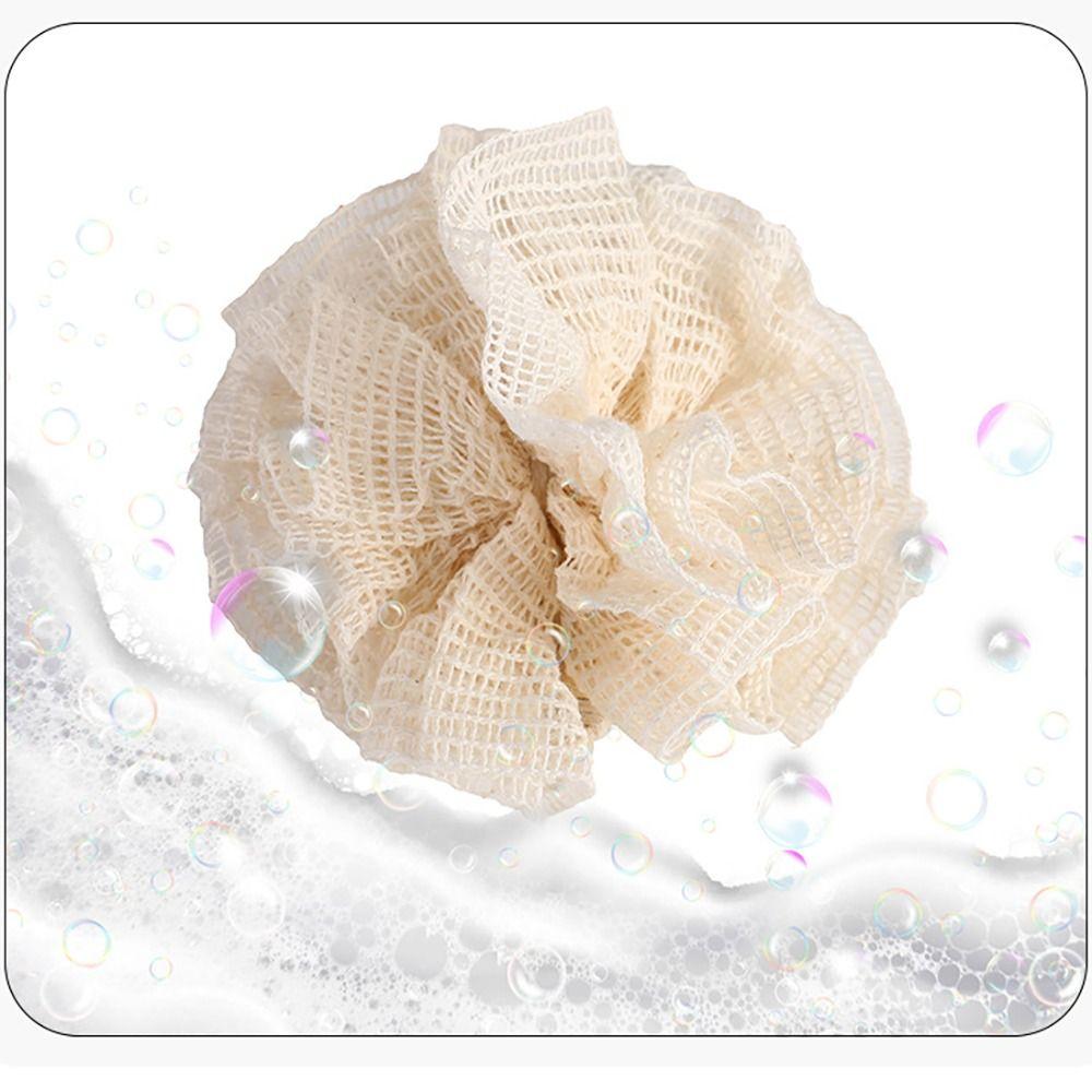 

Богатая пена Рами для ванны Слоеная сетка Органический натуральный цветок для ванны Новый пенопластовый инструмент для ванной комнаты