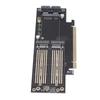 JEYI Adapter Card M.2 NVMe To PCIE X4 X8 X16 NGFF MSATA Expansion Heat Sink Converter
