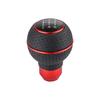 Universal 5-Speed Leather Car Gear Shift Knob Head Stick Shifter Lever Hand Ball With 8/10/12mm Screws for Manual Transmission