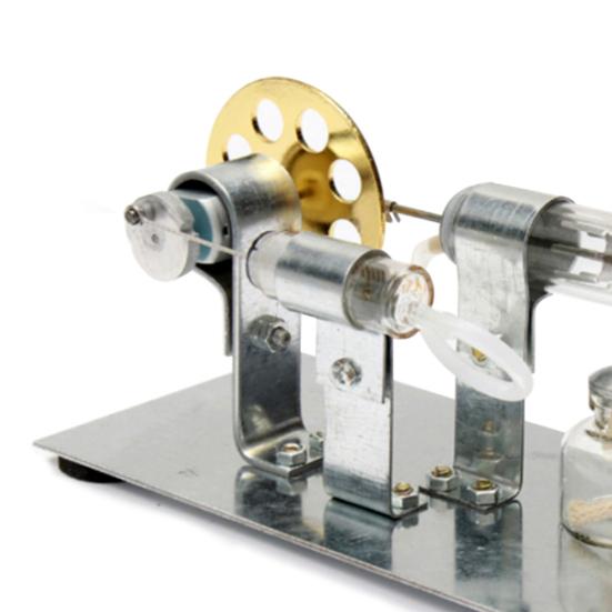 Hot Air Stirling Engine Model Electric Generator Motor Steam Power Physics Toy
