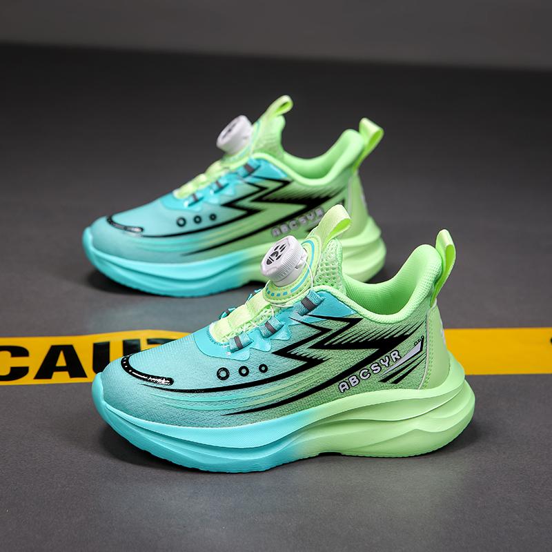 Children's Flat Shoes Non-slip Casual Sneakers Boys Girls Running Shoes Outdoor Sports Trainers Breathable Mesh Kids Shoes