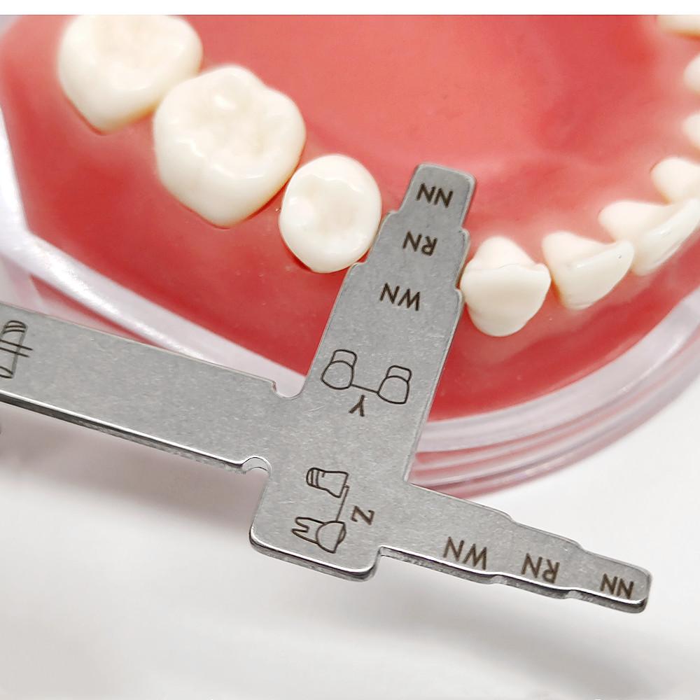 Dental Implant Measuring Ruler for Interdental Distance Implant Locating Cliper T Shape Measuring Gauge