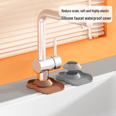 Waterproof Silicone Faucet Draining Mat - Splash-Proof & Leak-Proof Cover for Bathrooms