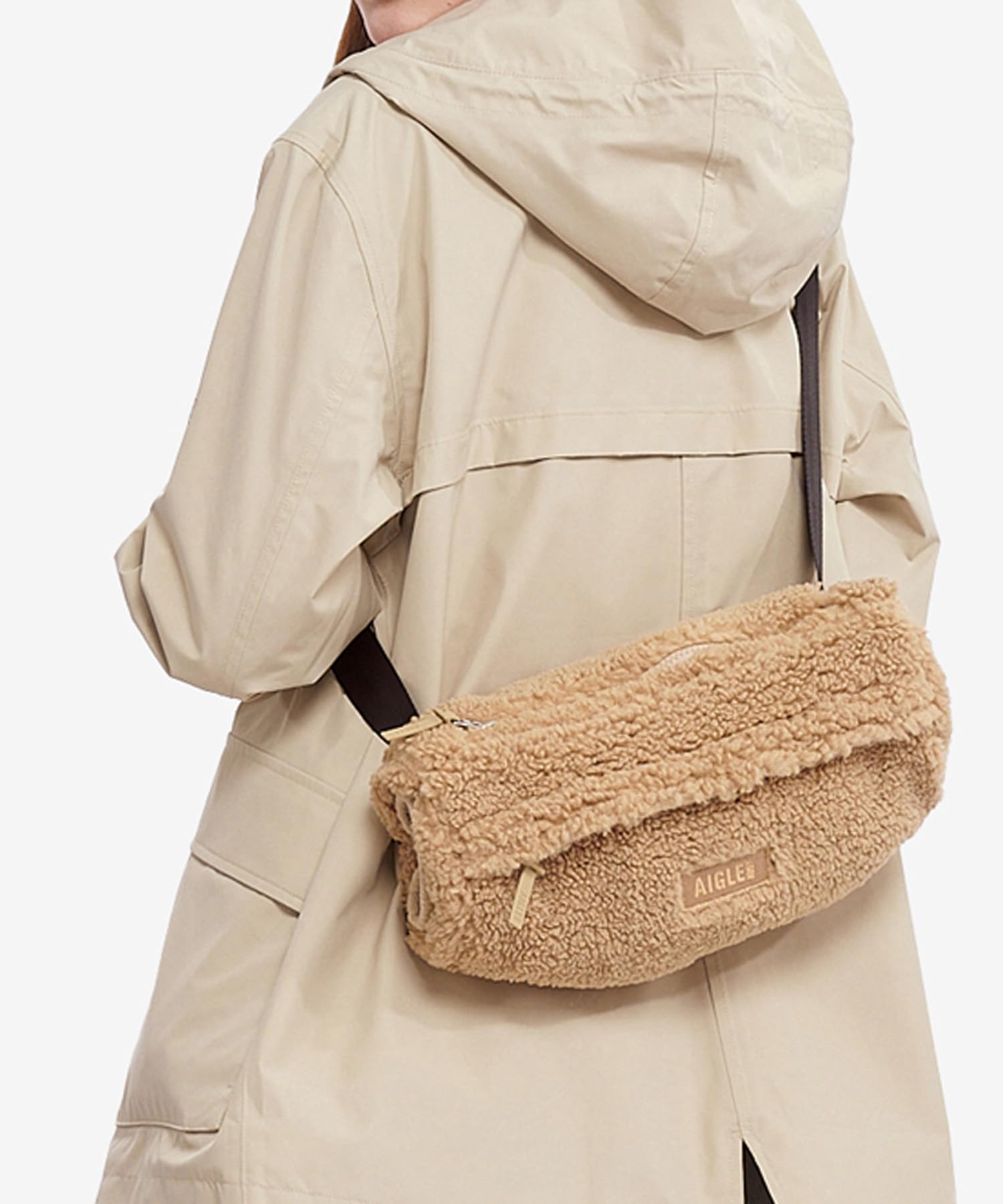 

Сумка Sherpa Fleece Body Bag ZNHBD64 Beige [Aigle] [Official] бежевий