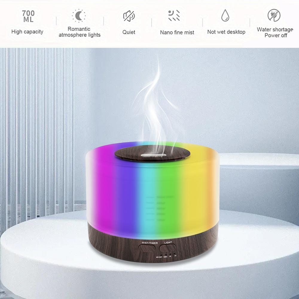 550ml Ultrasonic Diffuser with Auto Humidifying + 6 Therapeutic Oils for Home/Office
