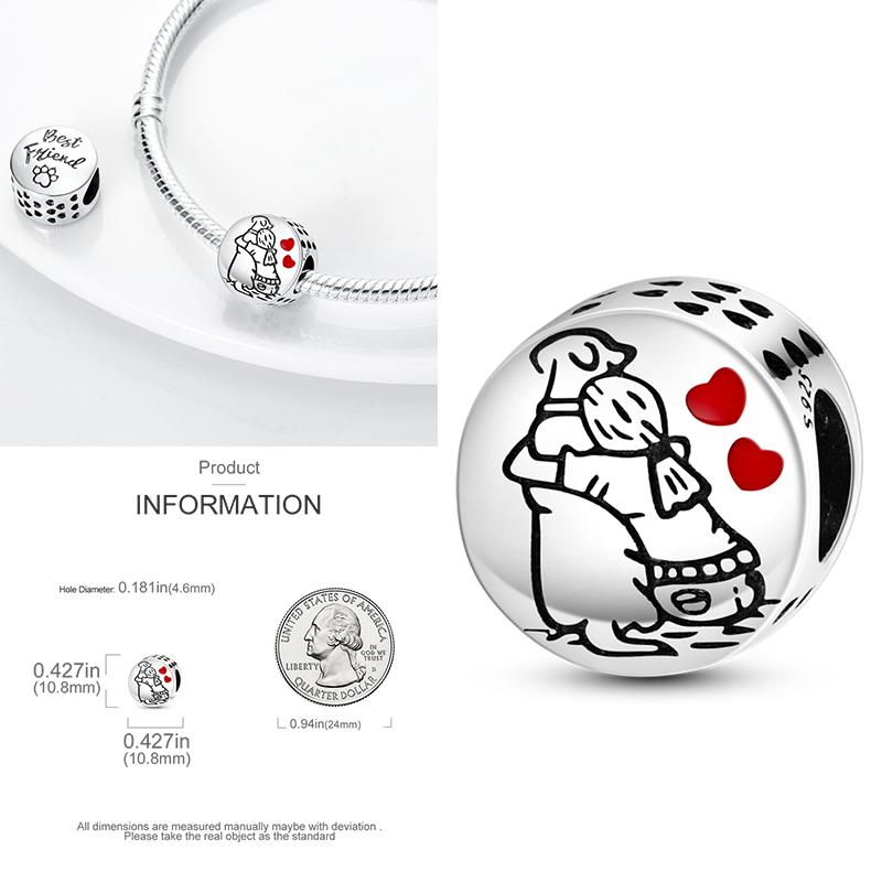 

2025 Горячая Распродажа Шарм Лось Динозавр Цветок Бусины 925 Стерлинговая медь Подходит для браслета-бенгла, ожерелья, DIY Циркон