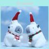 Adorable Cute Christmas Capybara Plush Keychain Soft Toy Doll For Bags And Accessories