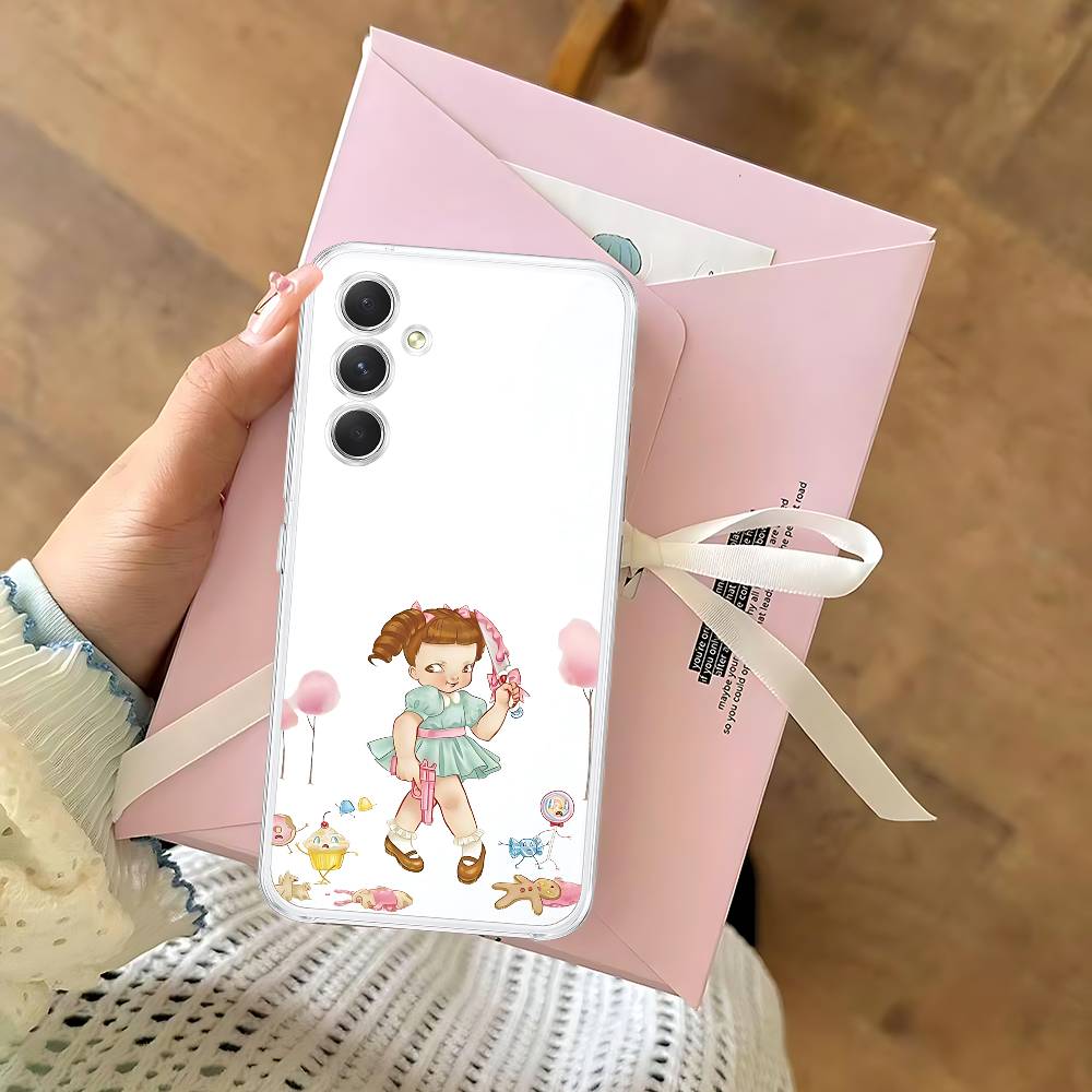 M-Melanie Martinez Cry Baby HD Clear Transparent Phone Case For Samsung Galaxy A52,A12,A51,S24,S23,S22ULTRA,S21 Edge,S20LITE