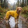 Soft Plush Winter Warm Dog Raincoat Reflective Trim Pet Waterproof Cloak  Travel