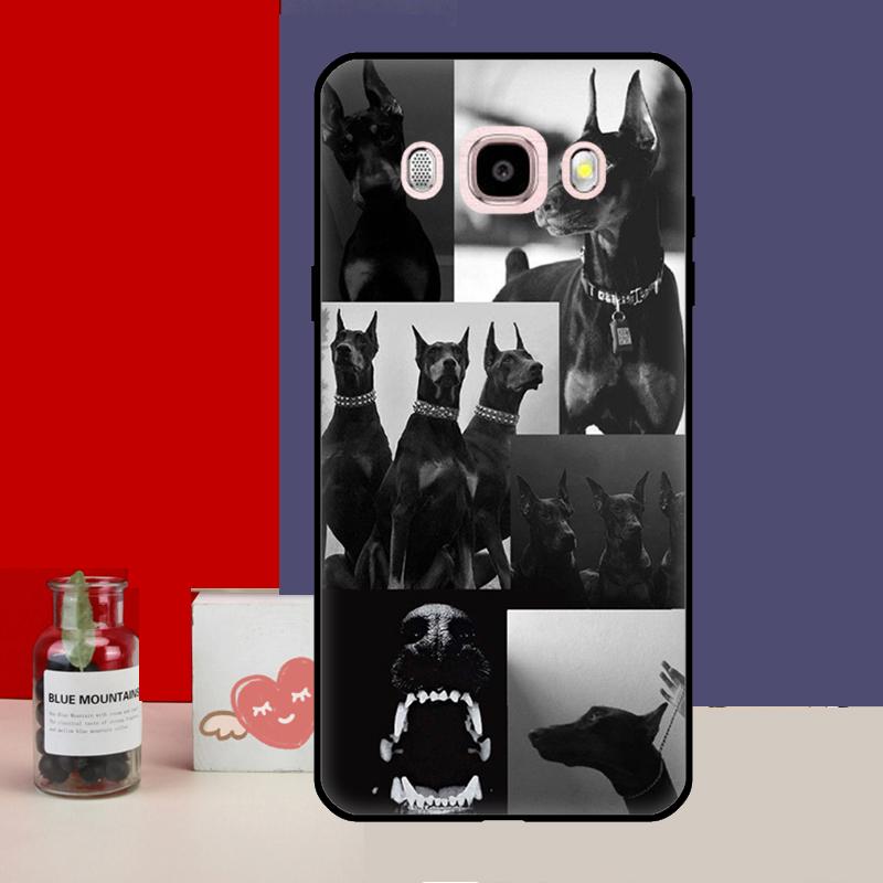 

Чехол с изображением собаки-добермана для Samsung Galaxy J3 J5 J7 2016 A3 A5 2017 A6 A7 A8 A9 J8 J4 J6 Plus 2018, задняя крышка J3 2017 - J330