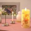 Kameyama Irohaakari S Flower Basket LED Candle, Compact Size