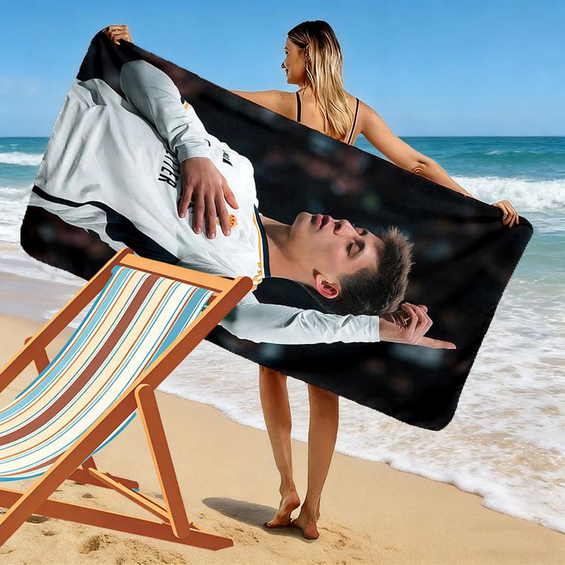 Guler Print Beach Towel, Large Soft Quick Dry Towel for Beach Camping Swimming