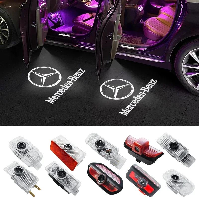 AABGS1 Mercedes Benz W206 W214 W215 X204 R172 W204 W240 W222 W223 Projection Welcome Light Car Decoration Door Light