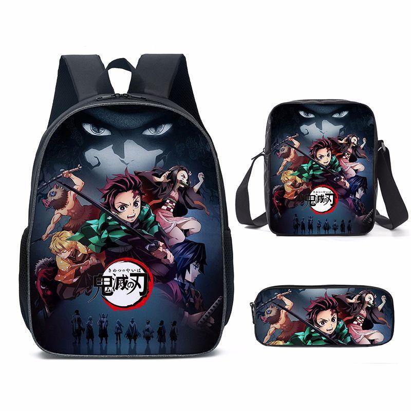 New Cartoon Demon Slayer Blade Backpack For Primary And Middle School Students