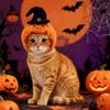 Christmas Pumpkin Pet Hat Plush Warm Cosplay Costume Accessory Cute Woven Headdress for Kitten Puppy Cats And Dogs
