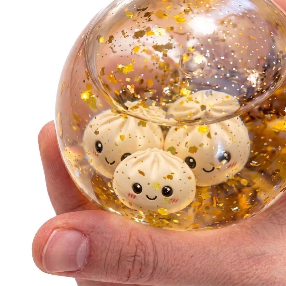 Slow Resilience Dumpling Squishes With Steamer Bun Sensory Balls  Home Decoration