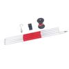 360 Degree Prism +23.1mm Constant 25.4mm Effective Diameter Total Station Mini Prism Reflector with 4 Poles for Topcon