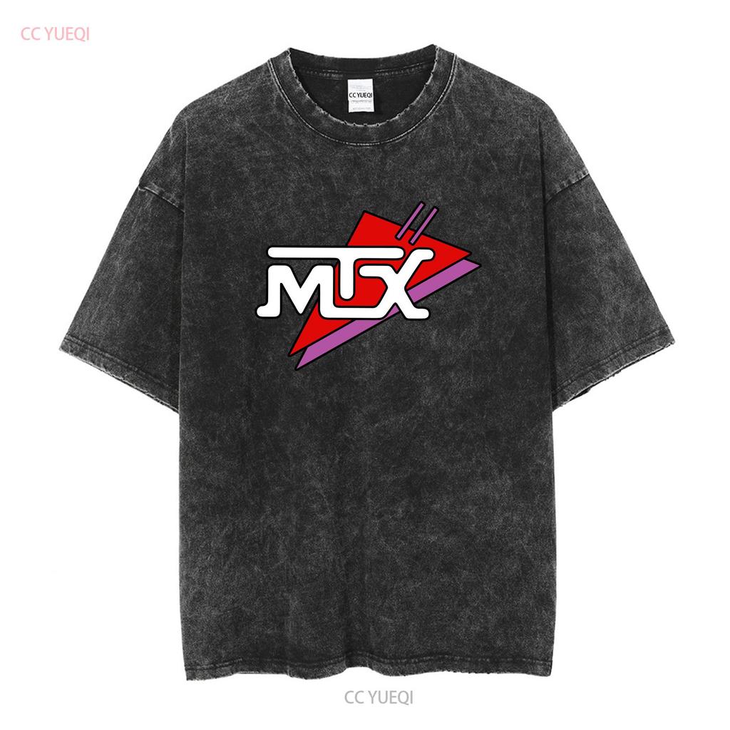 New MTX Audio Logo T shirt Funny Size S to 5XL vintage Washed fashion Comfortable Casual Soft Stretched Versatile Breathable