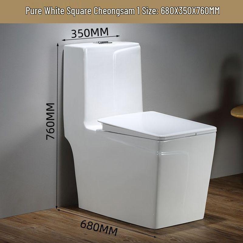 Colorful Anti-odor Water-Saving Ceramic Toilet for Small Bathrooms