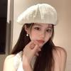 Elegant 2024 Summer Beret For Women Lightweight Breathable Eight-panel Cap In Solid Colors