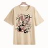 Adult and Children Love Heart Cat YK Pure Cotton TShirt Versatile Couple ParentChild Friends MultiColor Top