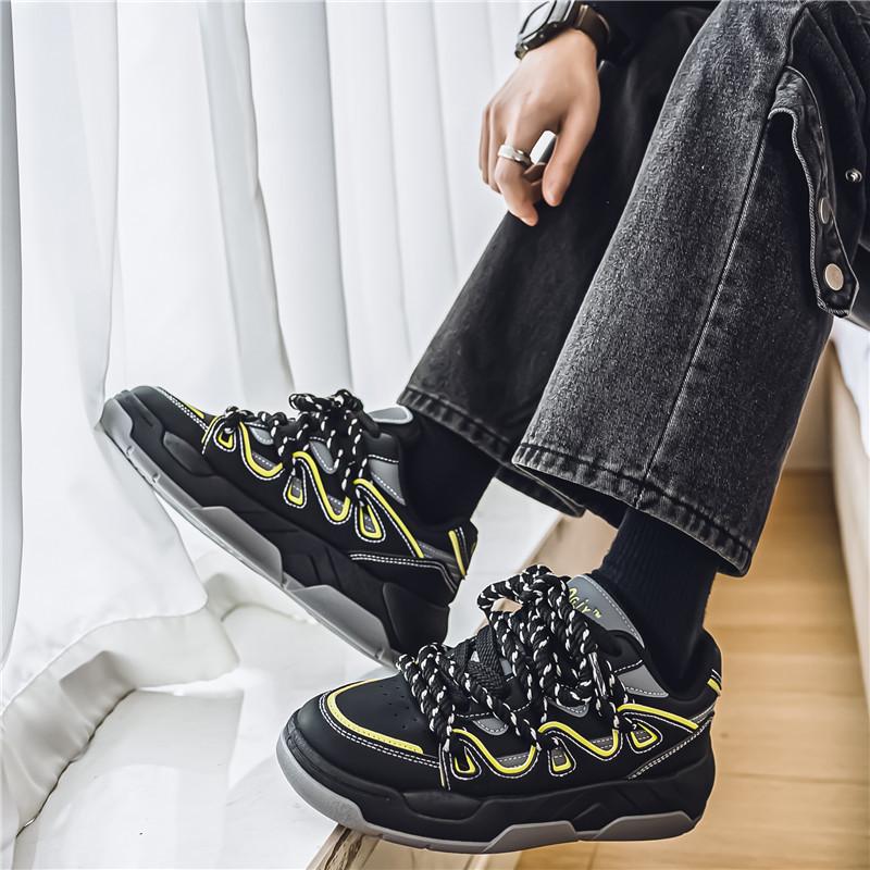 Autumn Fashion Original Men's Sneakers Breathable Platform Shoes Trainers Men Lace-up Casual Sneakers Men Zapatillas De Hombre