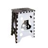 SDGYS3G Folding Chair Outdoor Compact Step Stool Foldable Ladder Children Adults Black Space-Saving Lightweight Convenient Storage Gap SET Camping