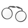 Rear View Mirror 3.4in Wide   Handlebar Rear View Mirrors for Motorcycle