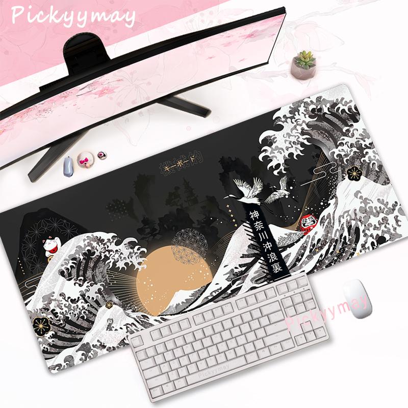 Anime Koi Carp Large Mouse Pad Cute Koi Fish Gaming Desk Mat Japanese Mousepad Xxl Desk Mat Cool Keyboard Mouse Mat Desk Pad Computer Laptop Girl Gam - View #8
