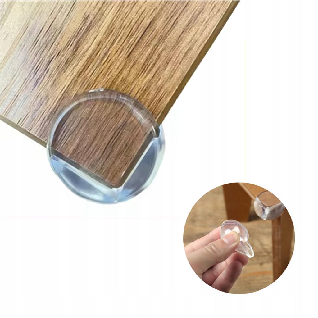 Transparent furniture corner protection covers 10 pcs round