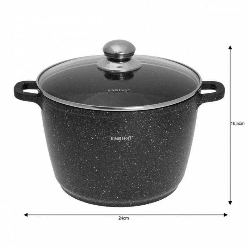 Kinghoff Marble Pot 24Cm Kh-1598 6.2L