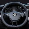 Customized Hand Sewing Car Steering Wheel Cover for Volkswagen VW Magotan Passat Sagitar Variant Tharu Tayron Genuine Leather