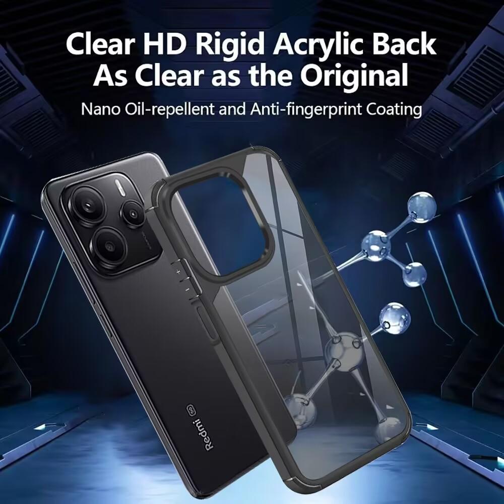 Matný pancéřový nárazuvzdorný kryt na mobilní telefon pro Redmi Note 14 13 12 pro plus 4G 5G pro Xiaomi 13C 14T Pro poloprůhledný kryt