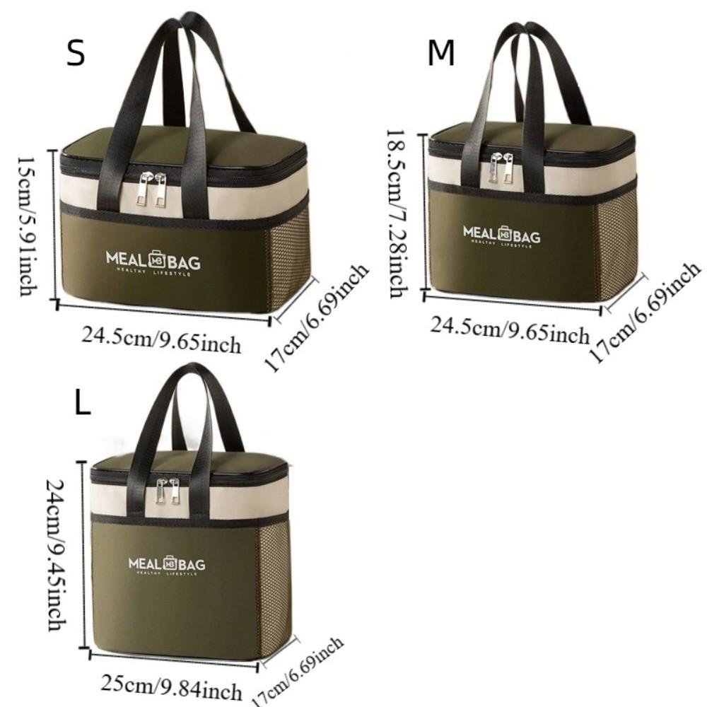 Portable Heat Preservation Bag Wear-resistant Insulated Food Bag Picnic Tote Picnic Bag  Daily Use