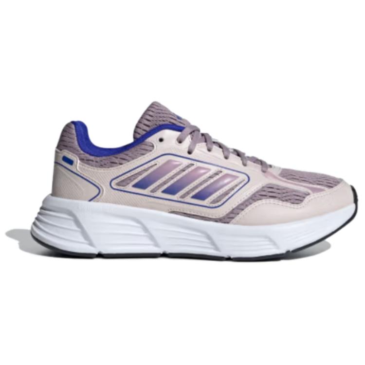 Adidas Galaxy Star Comfortable Shock Absorbing Non-Slip Durable Low-Top Running Shoes Women Running Shoes Pink Purple IE8162