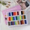39-Color Polyester Sewing Thread Set, 260G, 40/2, for Home Sewing Machines