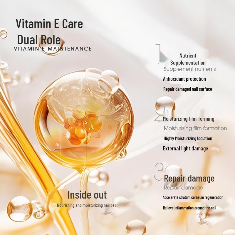 Odorless Water-Based Peelable Nail Polish with Calcium & Vitamin E, High Gloss, Base/Top Coat, and Nail Care Oil