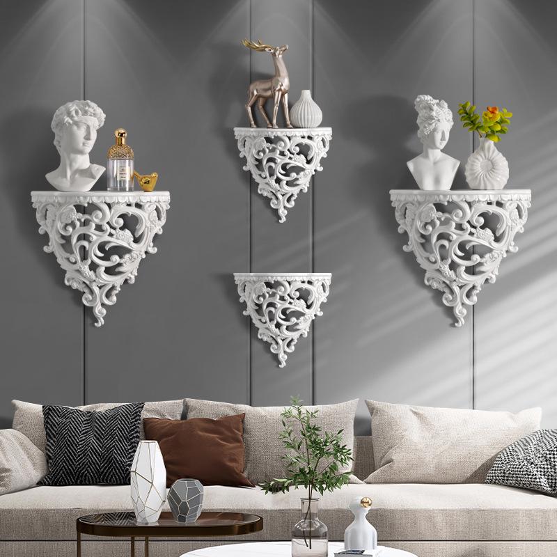 European Creative Resin Wall Shelf – Decorative Hanging Ornament for Home