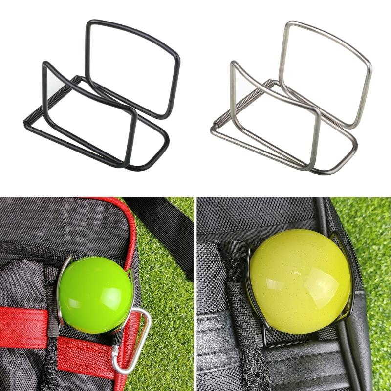 Golf Training Equipment Metal Ball Clip Corrosions Proof Construction Golf Ball Holder Clip Golf Ball Positioning Tool