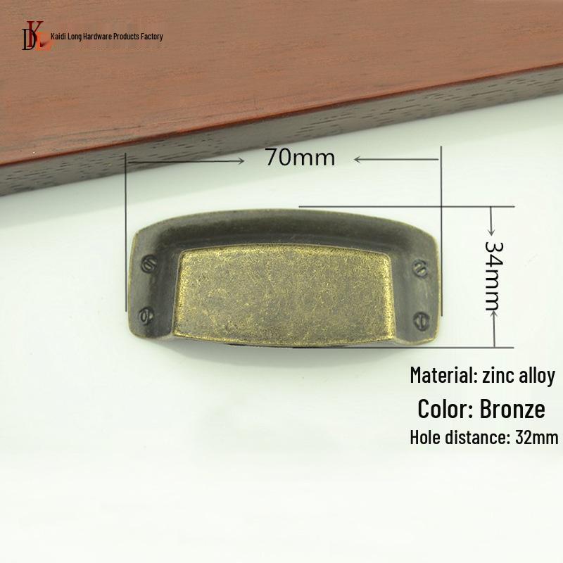 Vintage Muschel Schubladengriff für chinesische & europäische Schränke