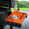 Tapis de Grill en Silicone pour Planchas Blackstone & Plan de Travail de Cuisine - Résistant à la Chaleur (450°F), Organisateur d'outils antidérapant et récupérateur de graisse, Cadeaux BBQ pour hommes