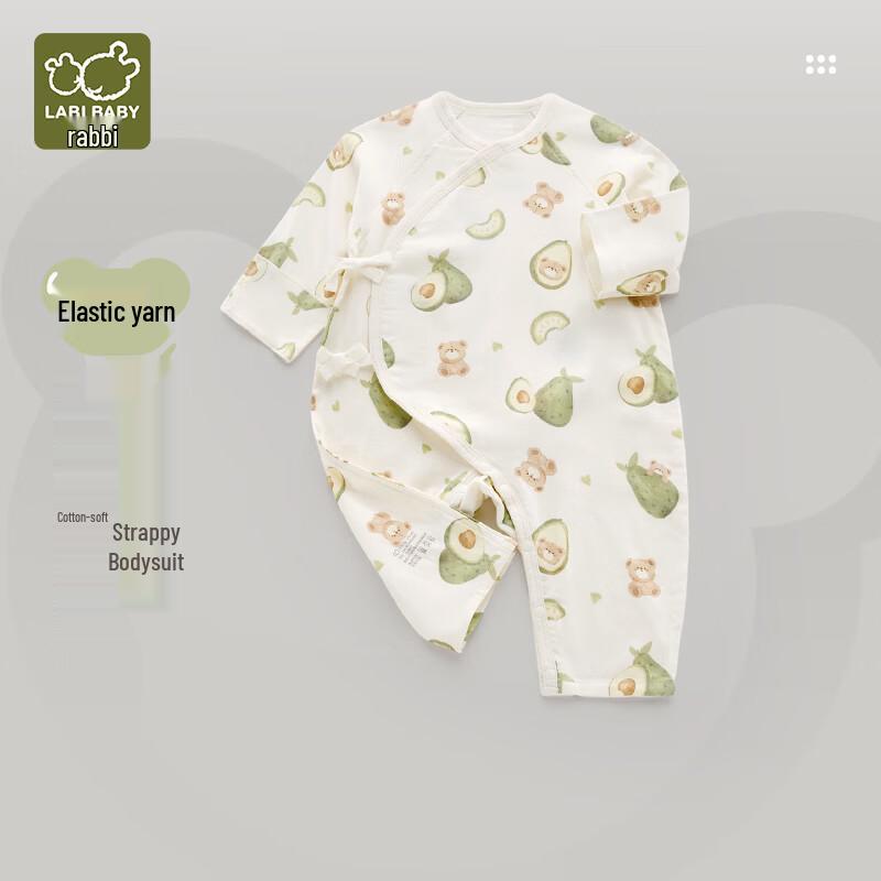 LABI Baby Unisex Summer Lightweight Tie-Strap Bodysuit