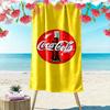 Red Cola Bottle Logo Towel Beach Towel Quick-drying for Travel Outdoor Sports Jogging Beach and Swimming